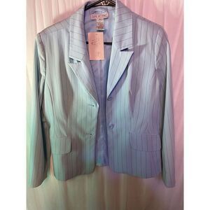 J.G Hook light blue pinstripe Blazer 6P